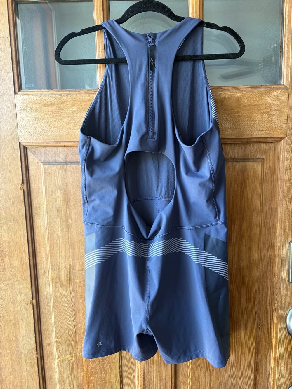 Athleta Slate Blue Allyson Felix bodysuit - Picture 7 of 8